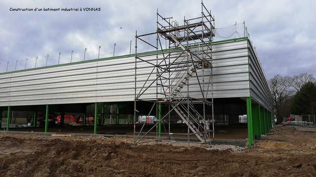 Construction d'un batiment industriel  VONNAS