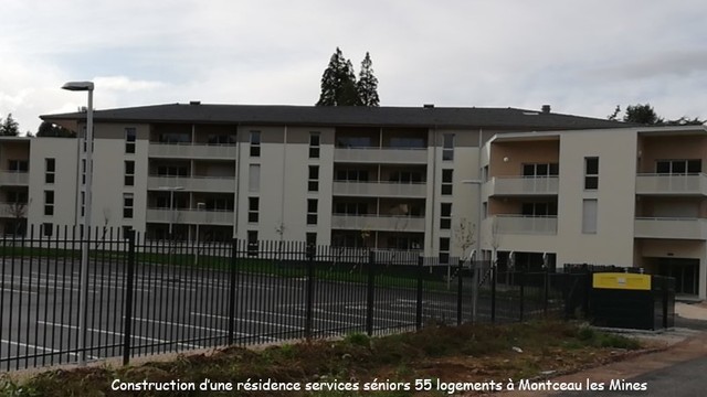 Construction d'une rsidence services sniors 55 logements  Montceau les Mines