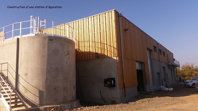 Construction d'une station d'puration