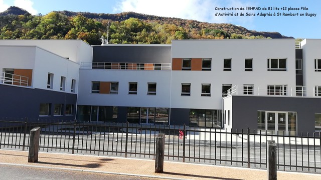 Construction de l'EHPAD de 81 lits +12 places Ple d'Activit et de Soins Adapts  St Rambert en Bugey
