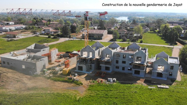 Construction de la nouvelle gendarmerie de Jayat