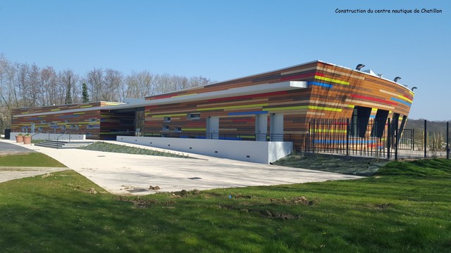 Construction du centre nautique de Chatillon