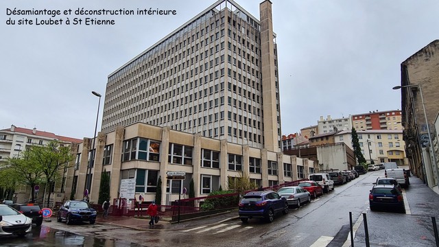Dsamiantage et dconstruction intrieure du site Loubet  St Etienne