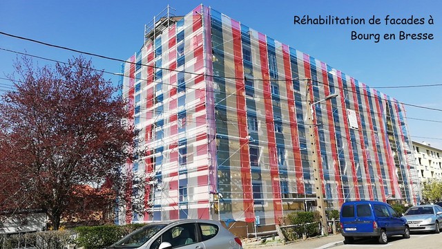 Rhabilitation de facades  Bourg en bresse