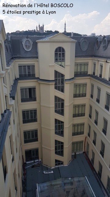 Rnovation de l'Htel BOSCOLO 5 toiles prestige  Lyon