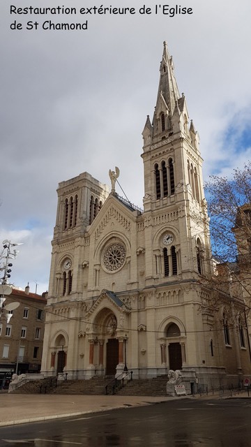 Restauration extrieure de l'Eglise de St Chamond
