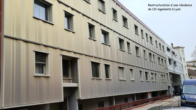 Restructuration d'une rsidence de 131 logements